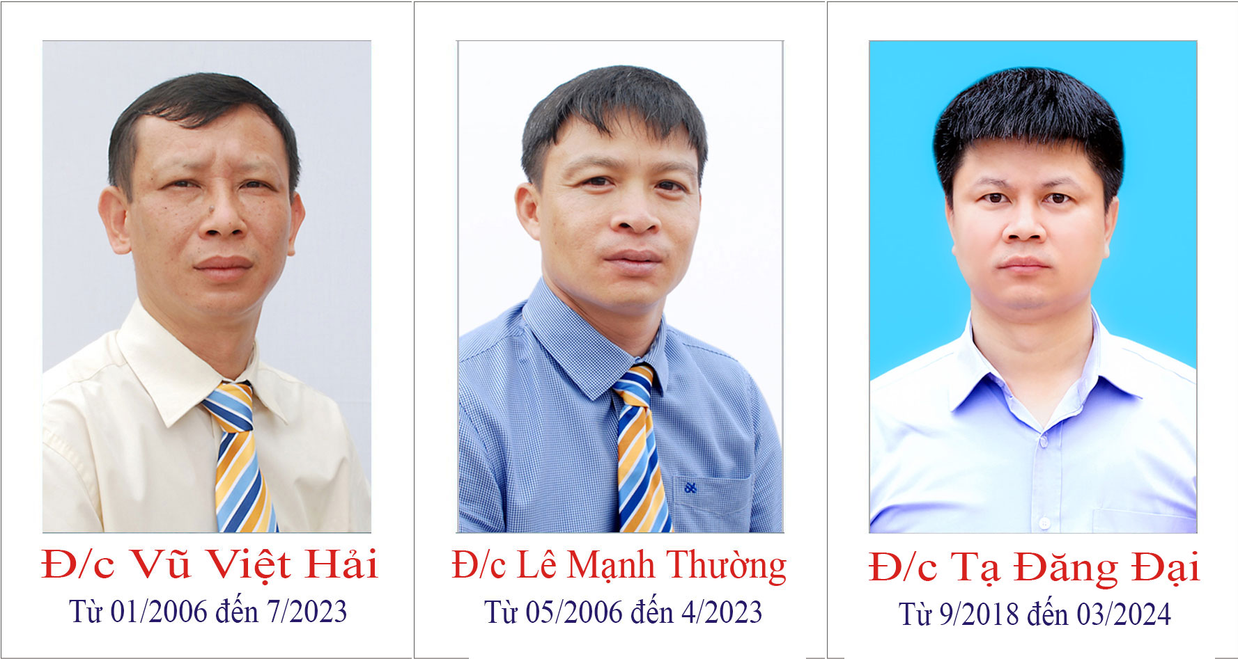 Phó Giám đốc các thời kỳ (5)